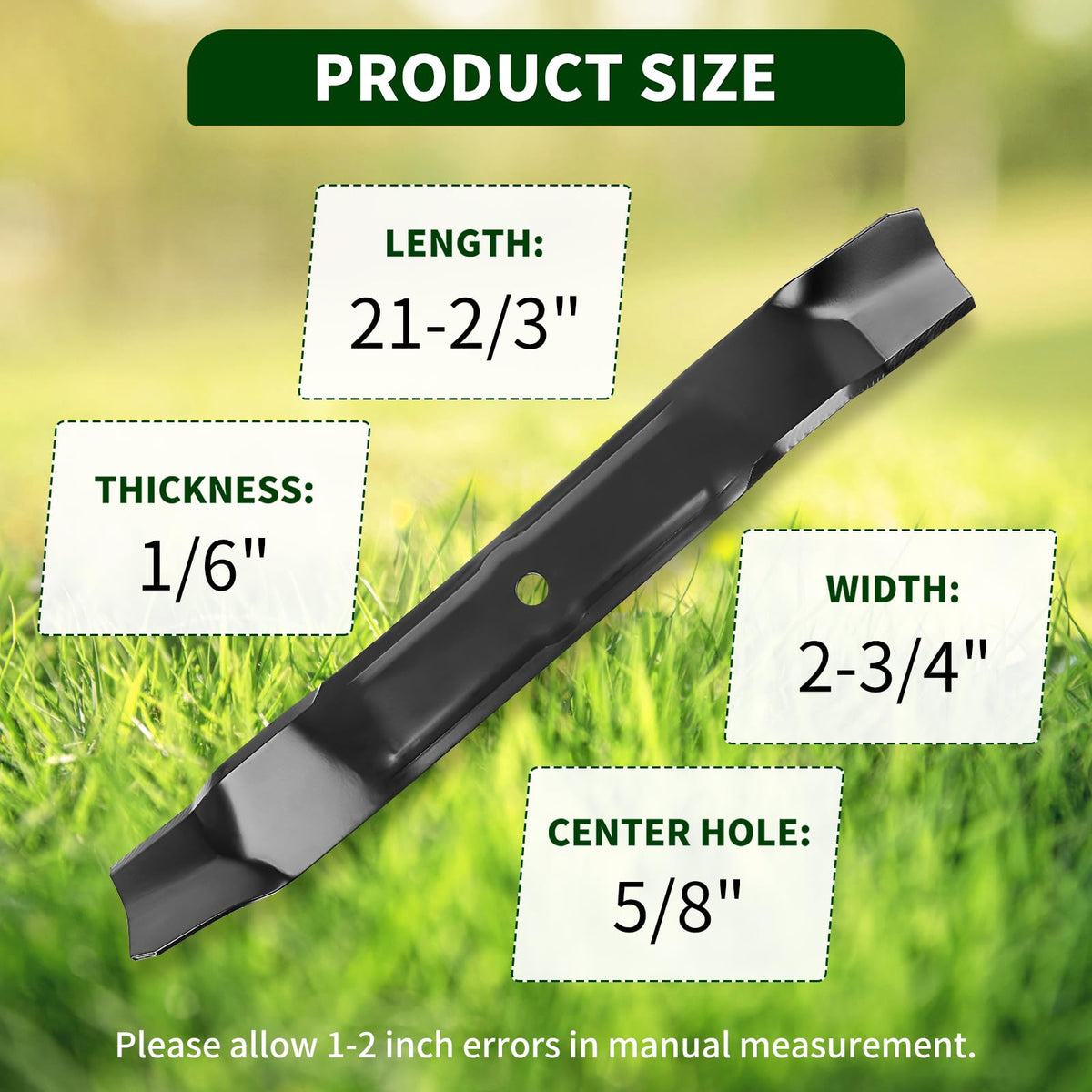 CLSR2U Exmark Quest 42-inch blade close-up highlighting durable edge