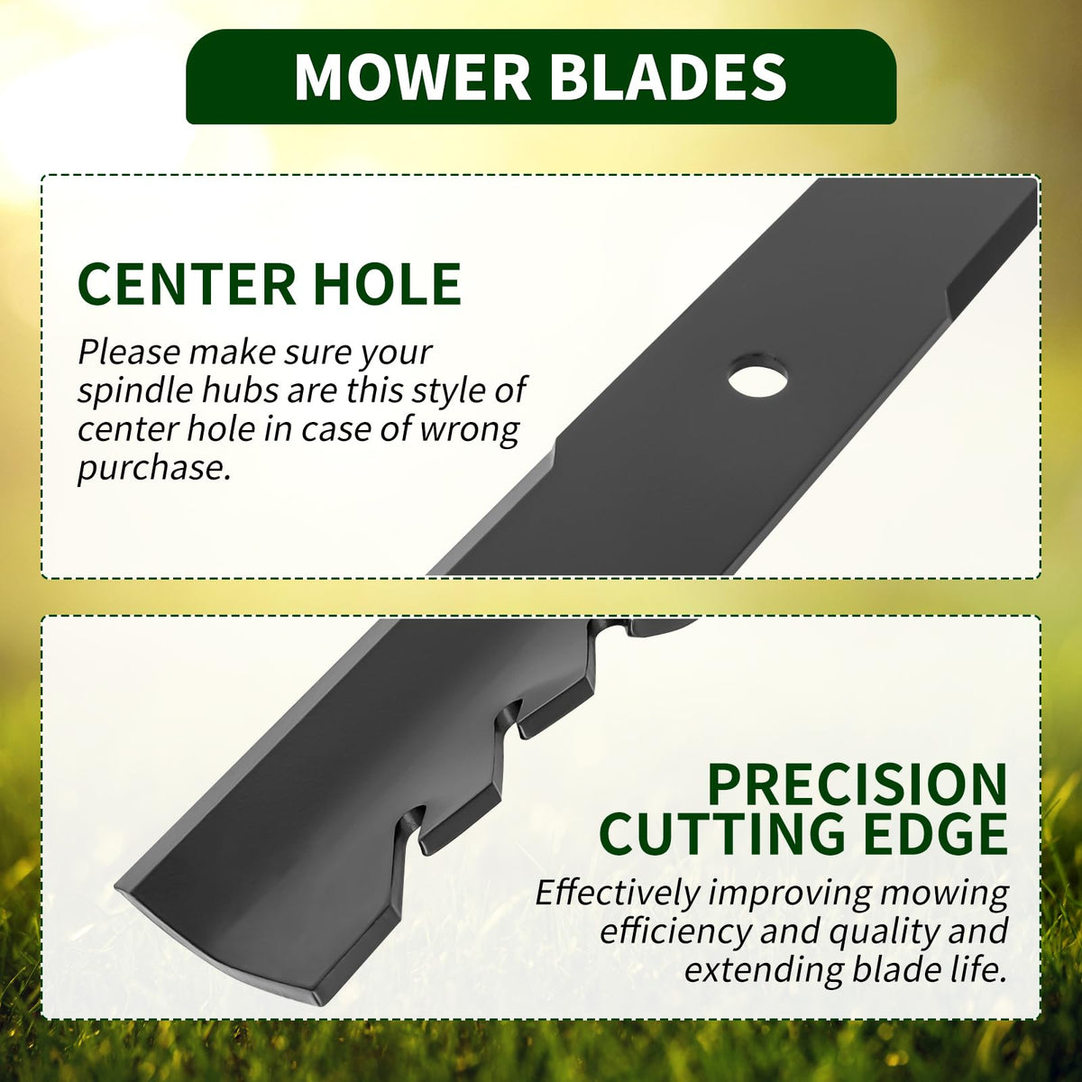 CLSR2U Gator blades wear-resistant steel surface for longevity.
