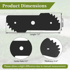 CLSR2U installation-friendly blade simplifies quick replacement on compatible machines.