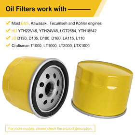 CLSR2U oil filter with rubber O-ring seal for secure fit during installation