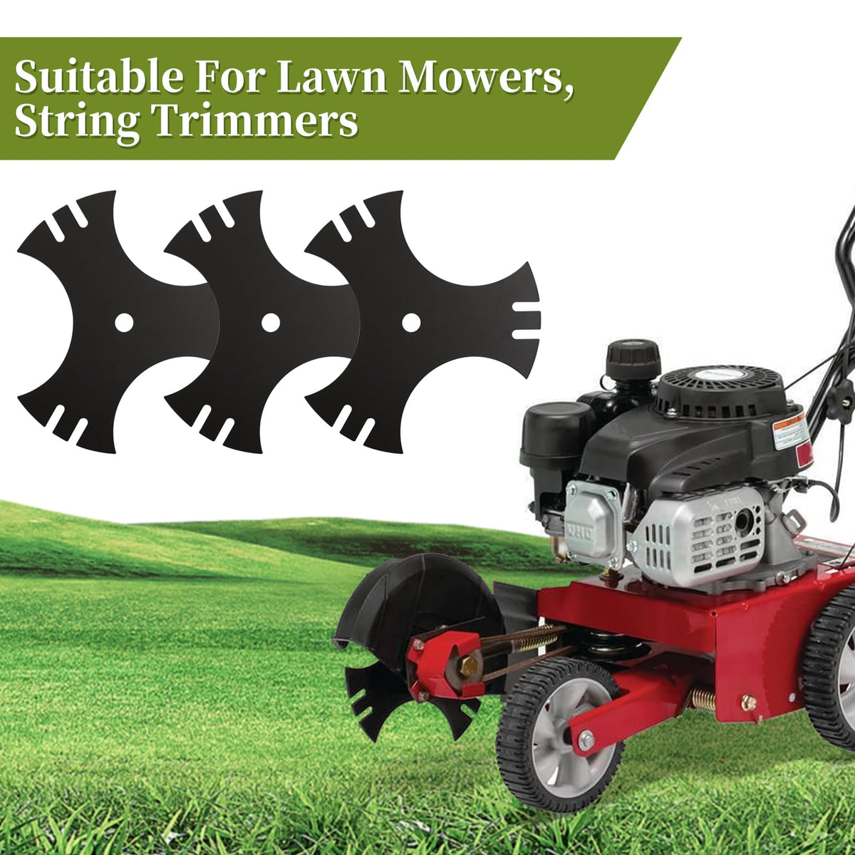 CLSR2U pack of three edger blades ready to install