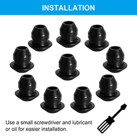 This CLSR2U replacement 9890516 grommet close-up shows precise fit.