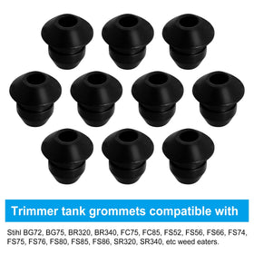 This CLSR2U Stihl-compat fuel grommet enables easy, tool-free installation.