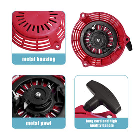 Cluparis recoil starter for Honda GCV135 engine supports smooth starting.