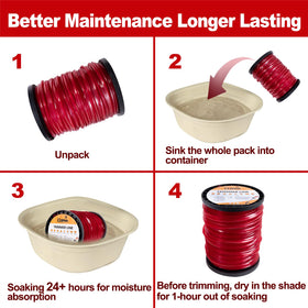 Cluparis packaging lists compatibility with Echo, Stihl, Husqvarna and more