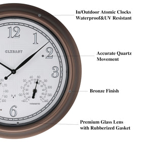 CLXEAST WWVB radio sync enables automatic time updates and DST adjustments