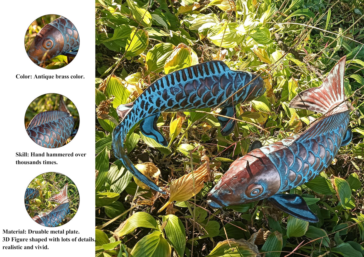 CLYB weather-resistant koi art suitable for all seasons