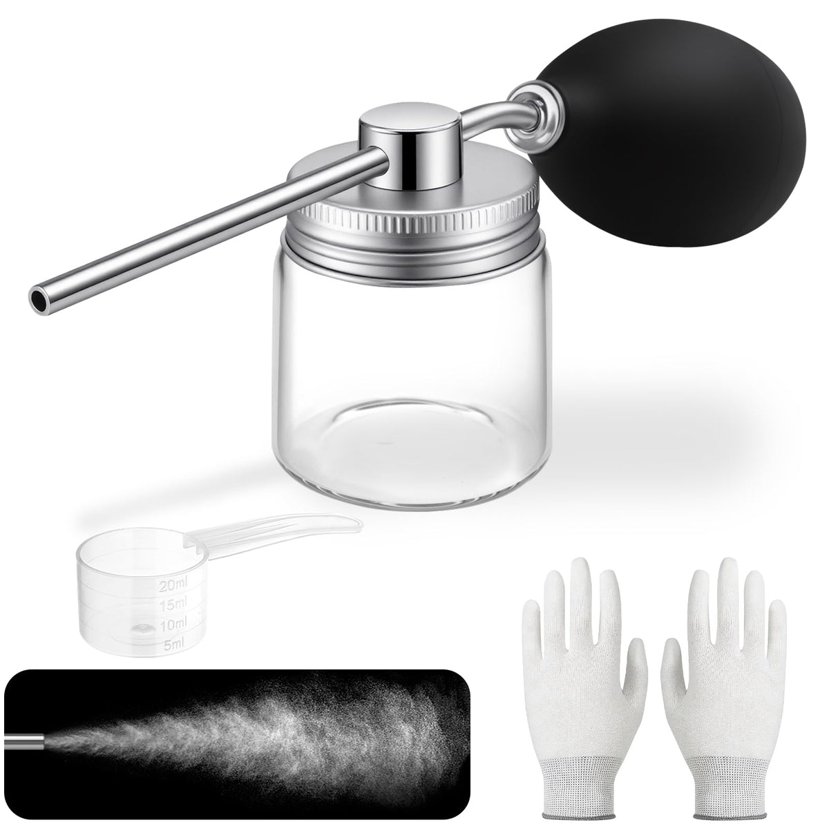 ClyKant diatomaceous earth powder duster for precise, mess-free application in gardens and kitchens.