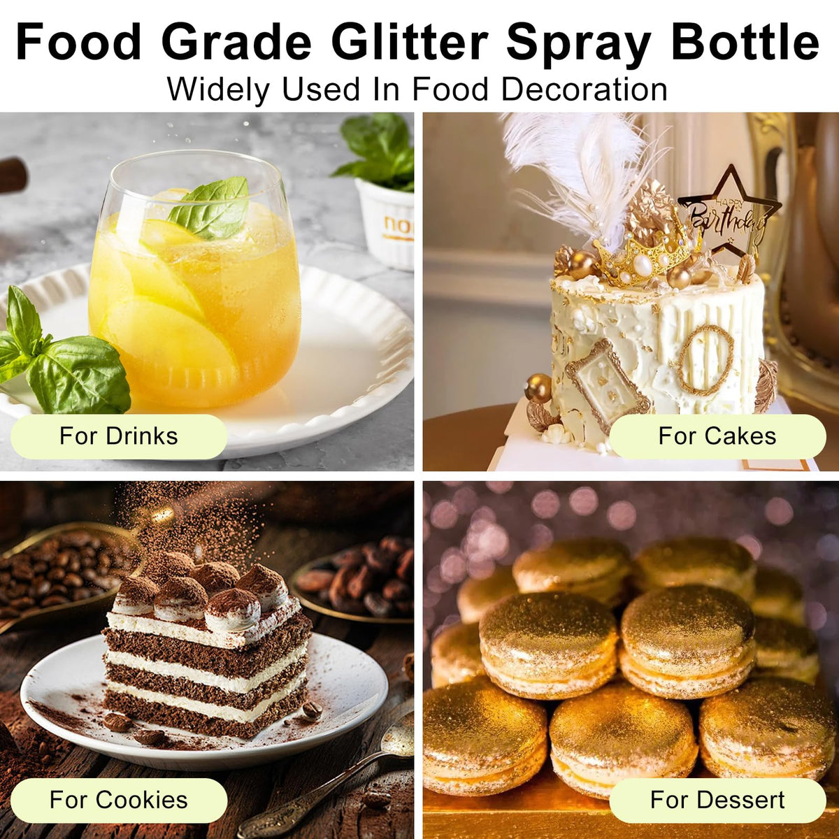ClyKant versatile spray bottle suitable for gardening, baking decorations, and crafts.