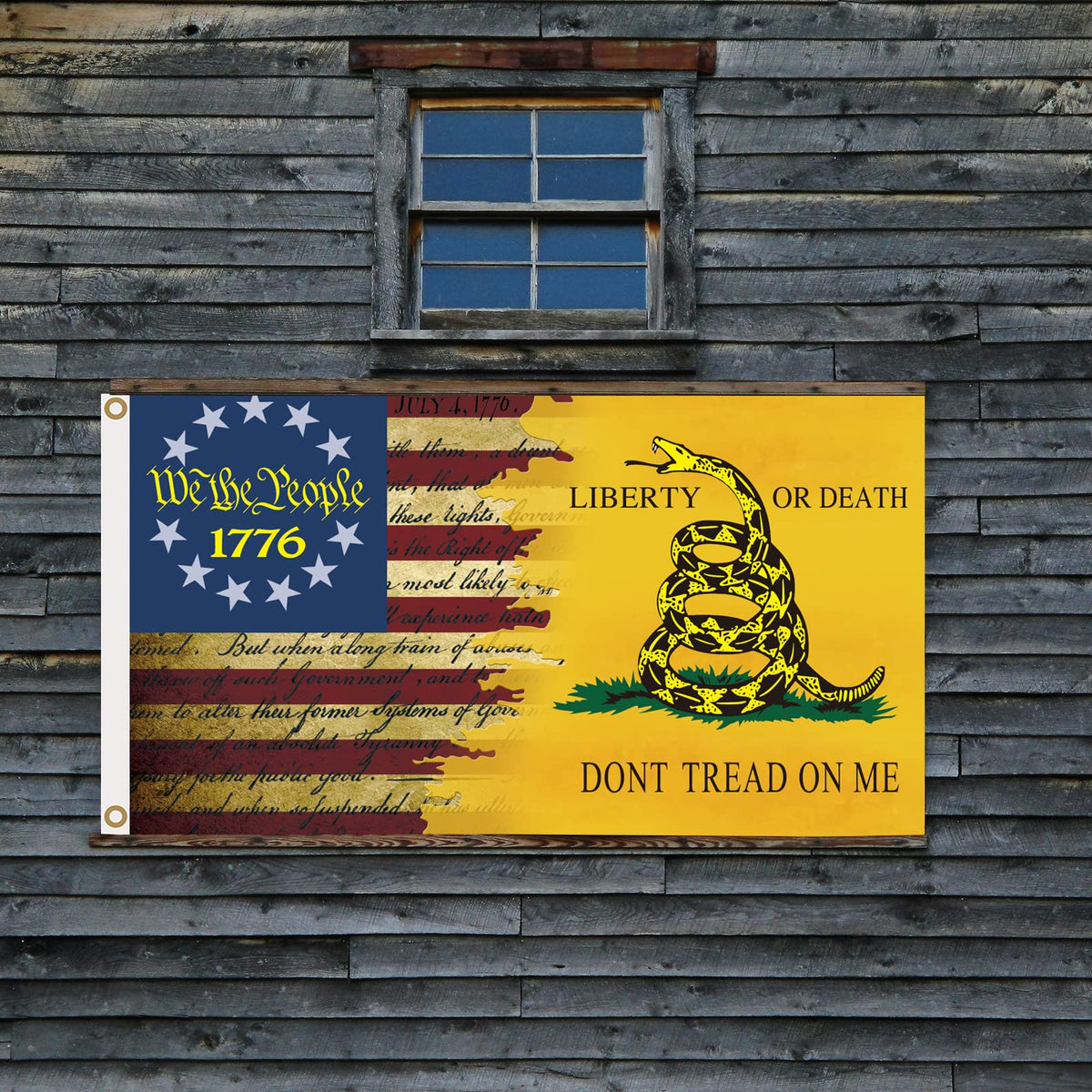 CLYTTE flag designed for outdoor durability with UV resistance