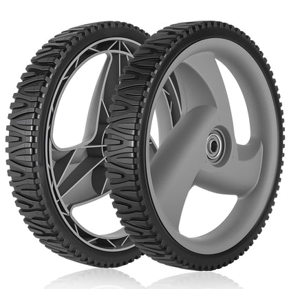 CMOOD 12-inch rear drive wheel assembly with 532433121 for easy mower replacement.