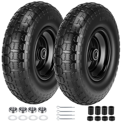 CMOOD 4.00-6 flat-free tire and wheel, 13-inch, maintenance-free mobility.