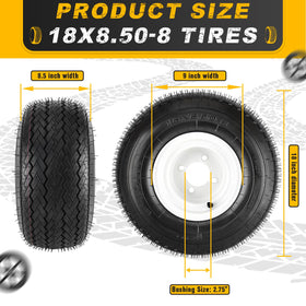 CMOOD turf tread design provides traction on lawns