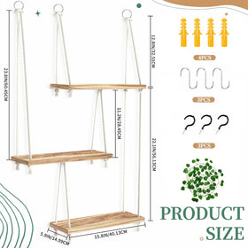 CMXZSAM woven rope detail shows sturdy hanging system.