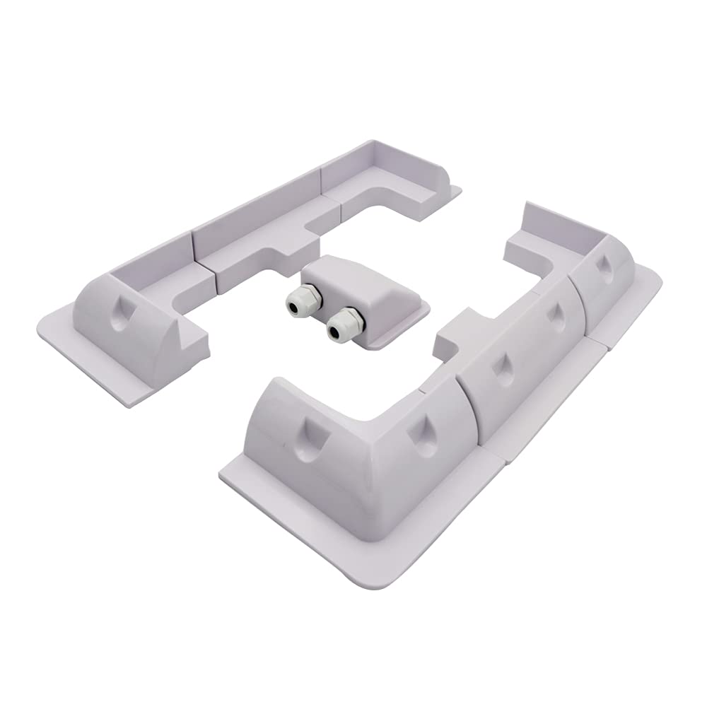 CMYYANGLIN corner bracket secures solar panels on RV roofs for stable mounting.