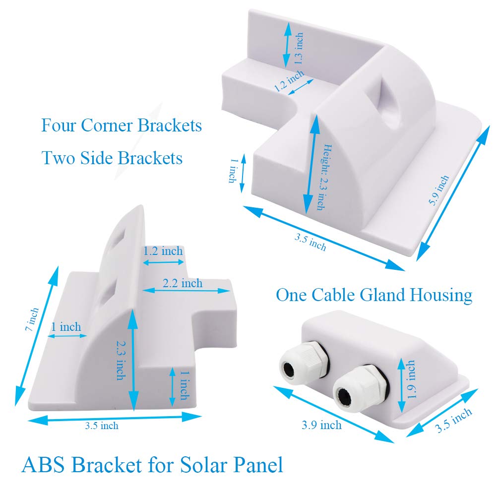 CMYYANGLIN drill-free mounting enables quick, tool-free solar panel installation on flat surfaces.
