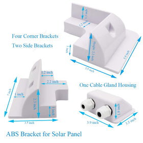 CMYYANGLIN drill-free mounting enables quick, tool-free solar panel installation on flat surfaces.