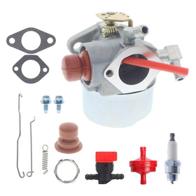 Cnfaner carburetor for Toro 22-inch mower, front view shows precise fit for smooth starts.