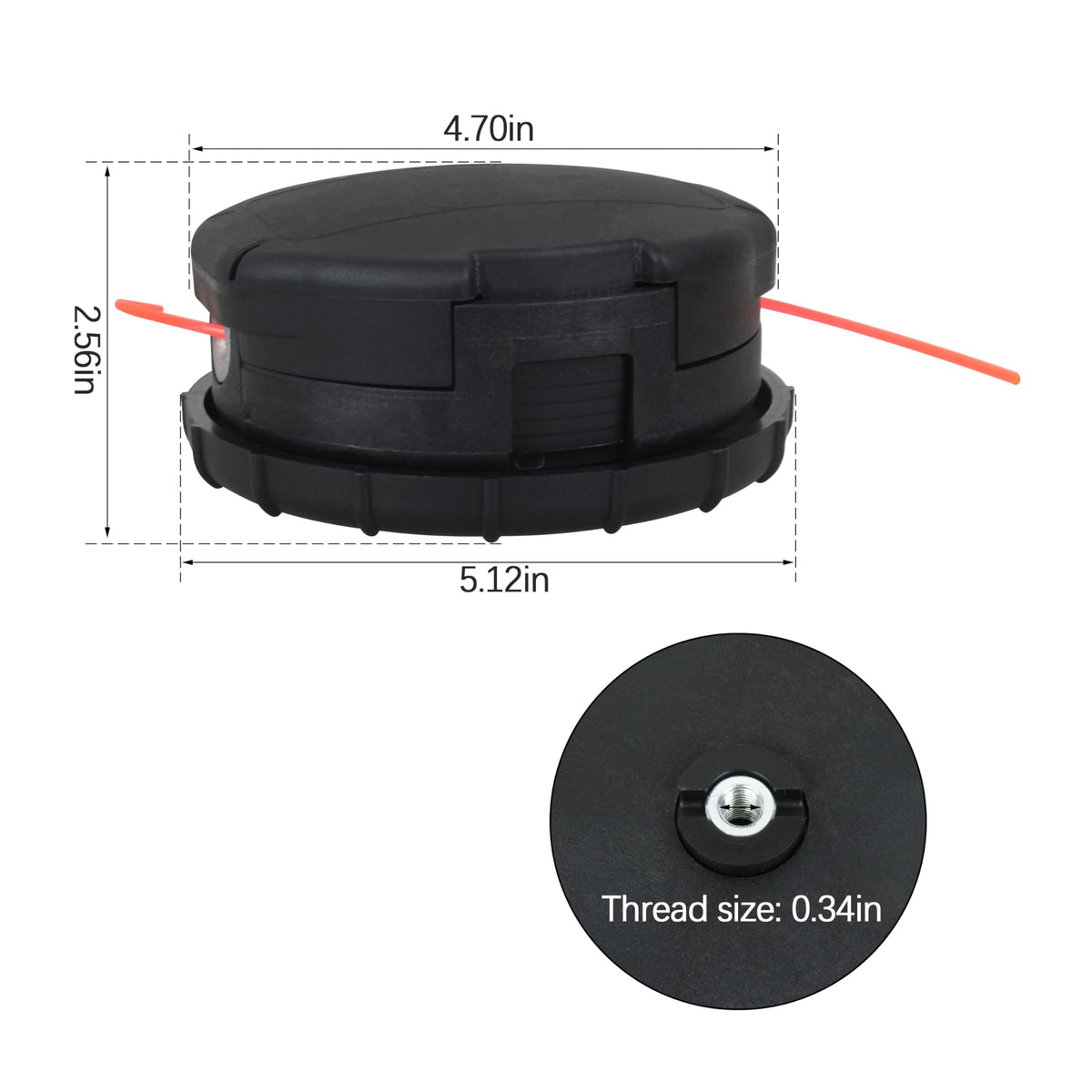 CNGGV straight shaft Echo head demonstrates compatibility across multiple trimmers.