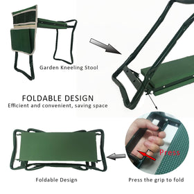 CNHZ FLOURISH sturdy frame supports kneeling and sitting tasks.