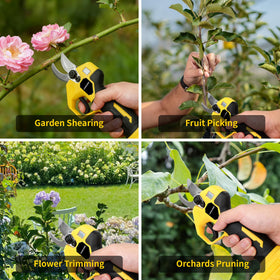 CNKMJRBD pruning shears lightweight at 1.8 lb for comfortable use.