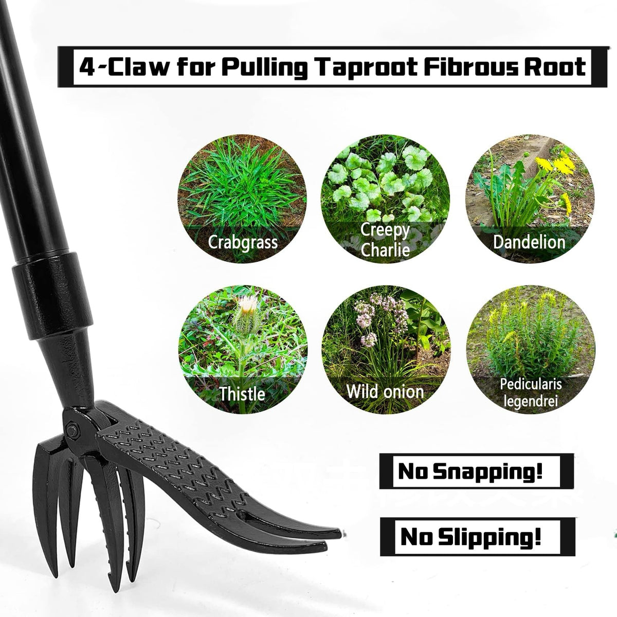 CNSYZX Garden-Lawn Weed Remover Head for patios, lawns, and beds