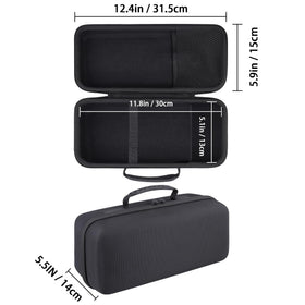 co2CREA adjustable strap secures the power station inside the case.