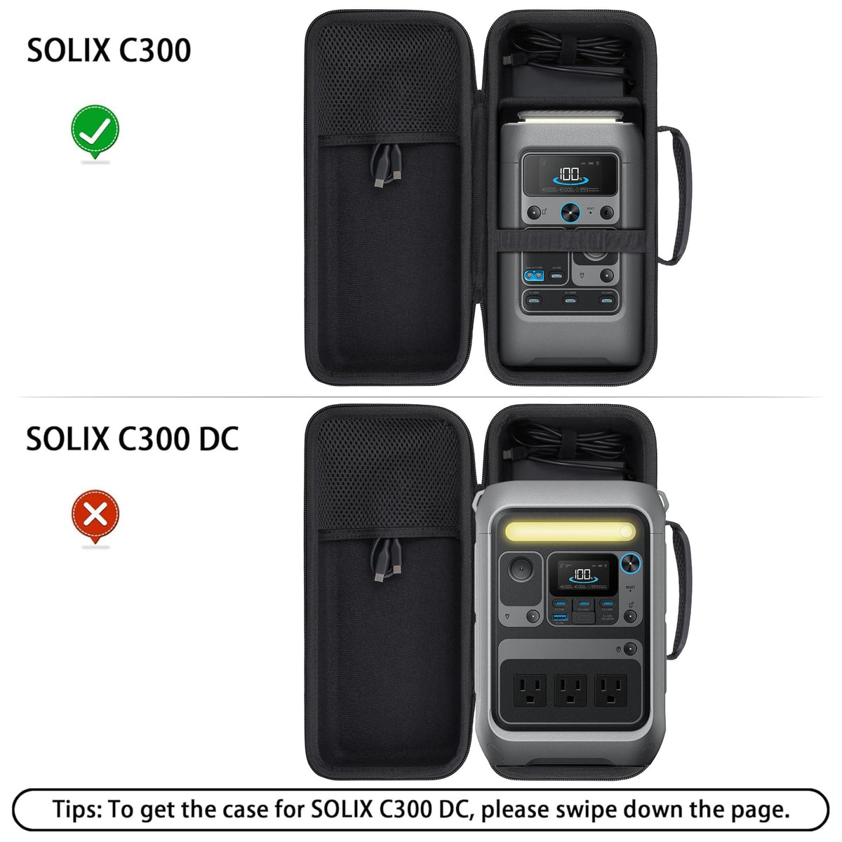 co2CREA outdoor case showing 288Wh portable power station ready for camping trips.