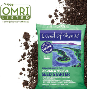 8qt Coast of Maine Sprout Island Blend bag ready for use