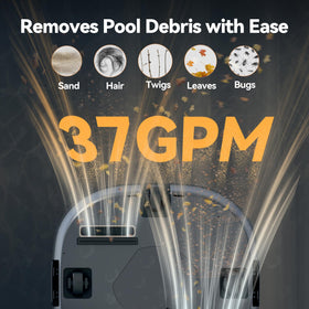 CoasTeering one-touch cleaning with automatic operation