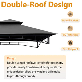 CoastShade canopy with T-hook easy install demonstrating taut fit.