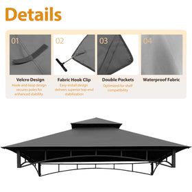 CoastShade Gill top close-up highlighting fabric and UV protection.
