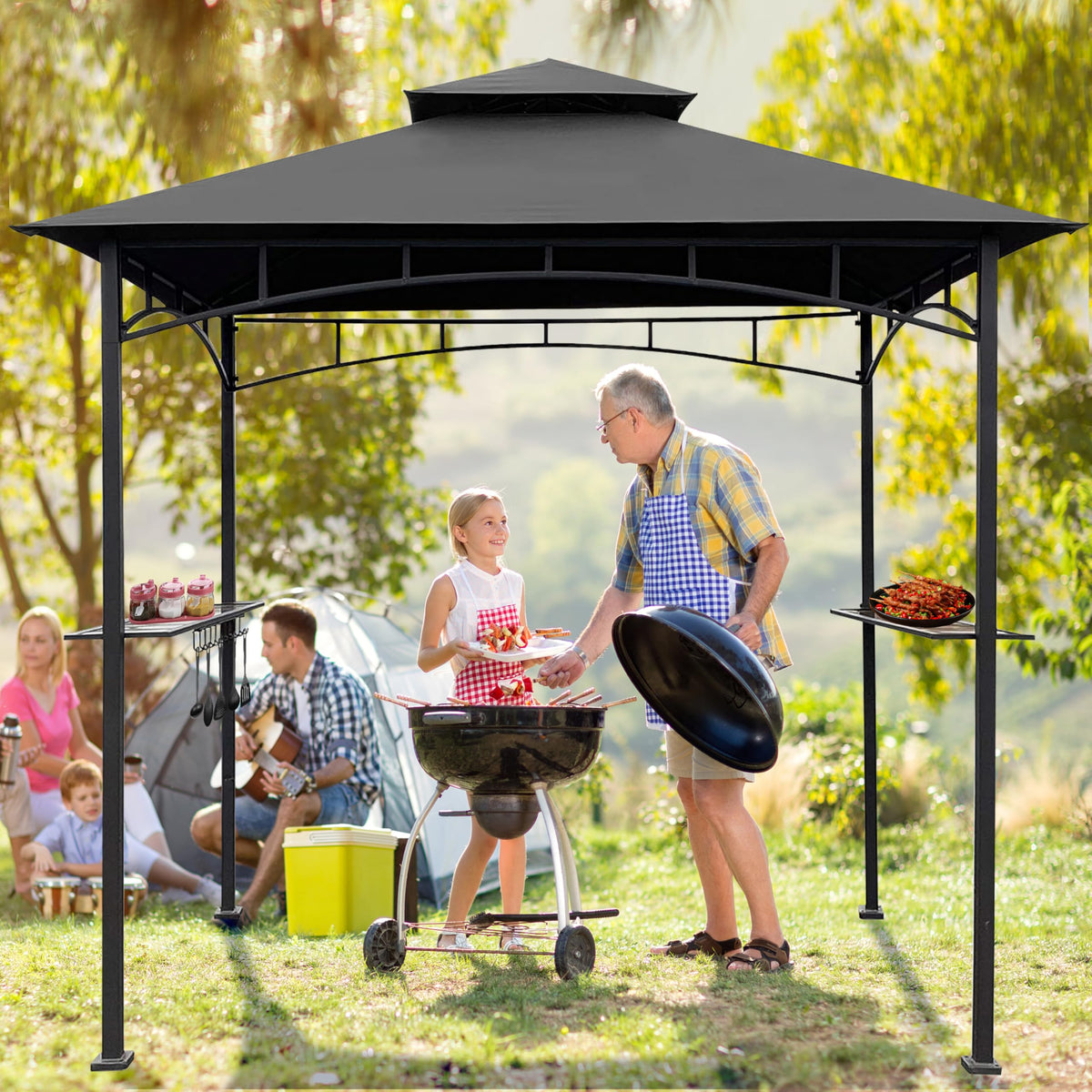 CoastShade UV-blocking 300D fabric offering weather protection in gray.