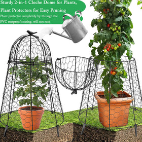 COATTOA 2-in-1 cloche design protecting plants and enabling easy access.