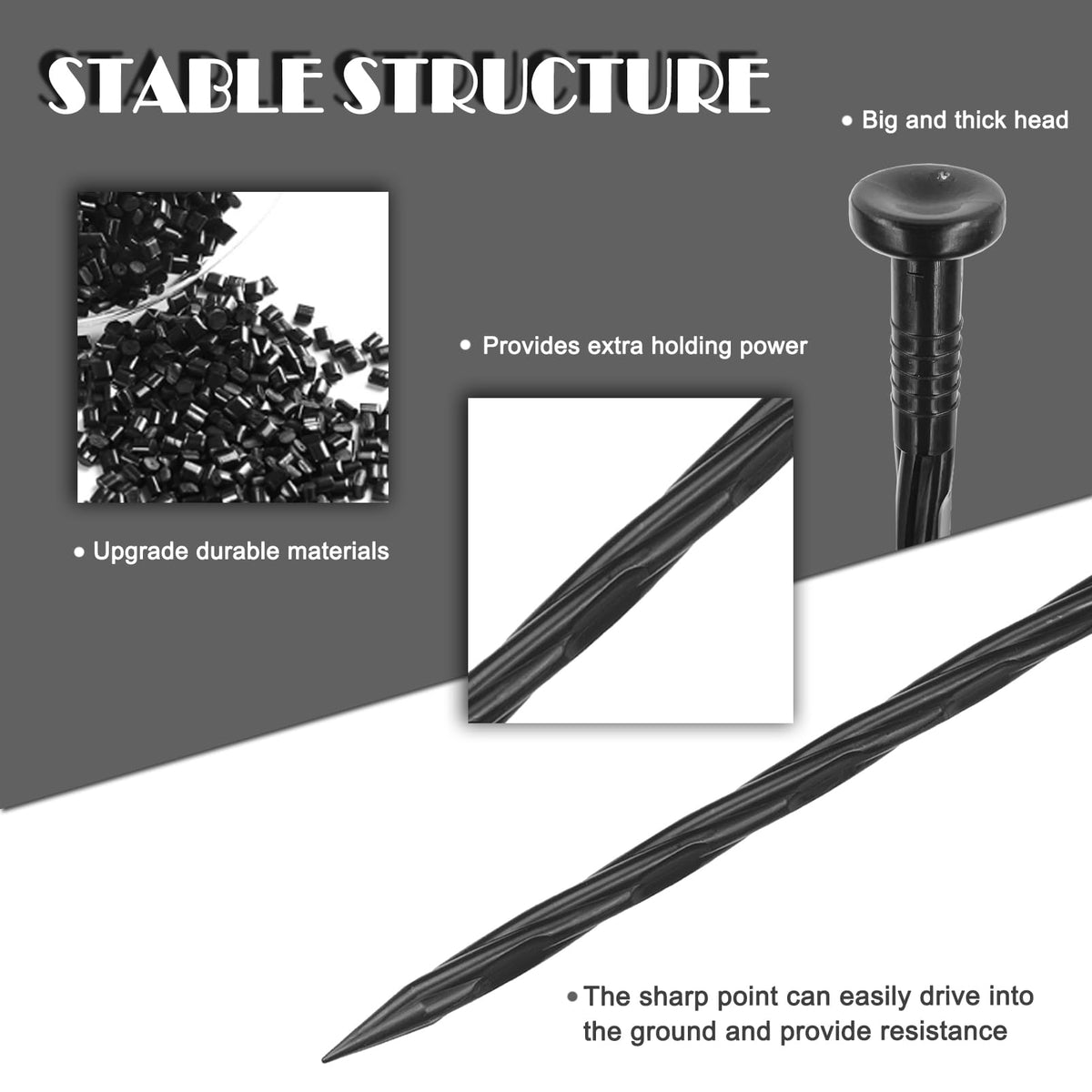 COBARYEN spikes used in yard or garden to stabilize edges
