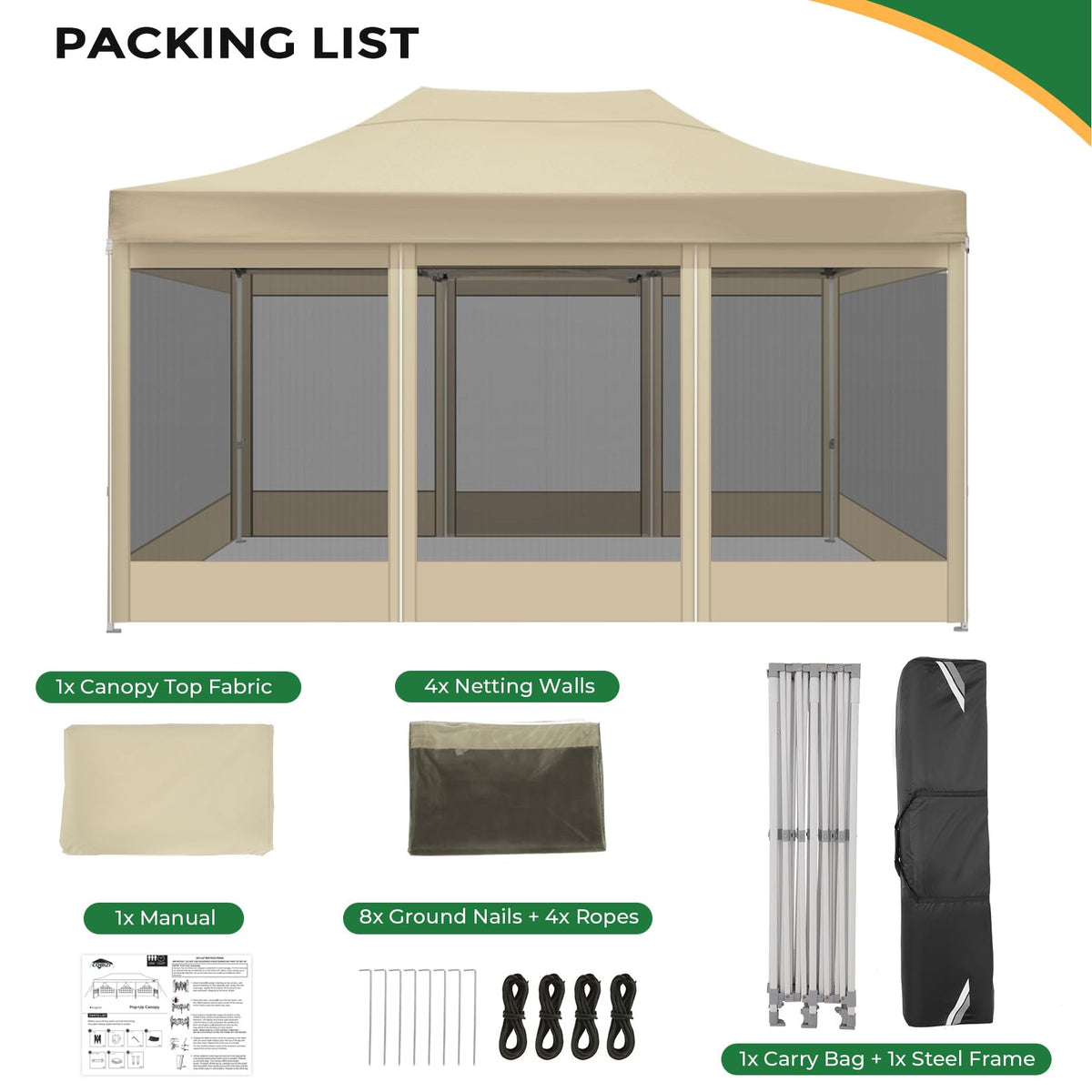 COBIZI canopy stability test highlights durable construction.
