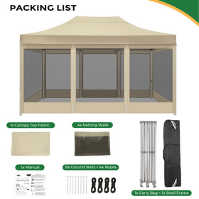 COBIZI canopy stability test highlights durable construction.