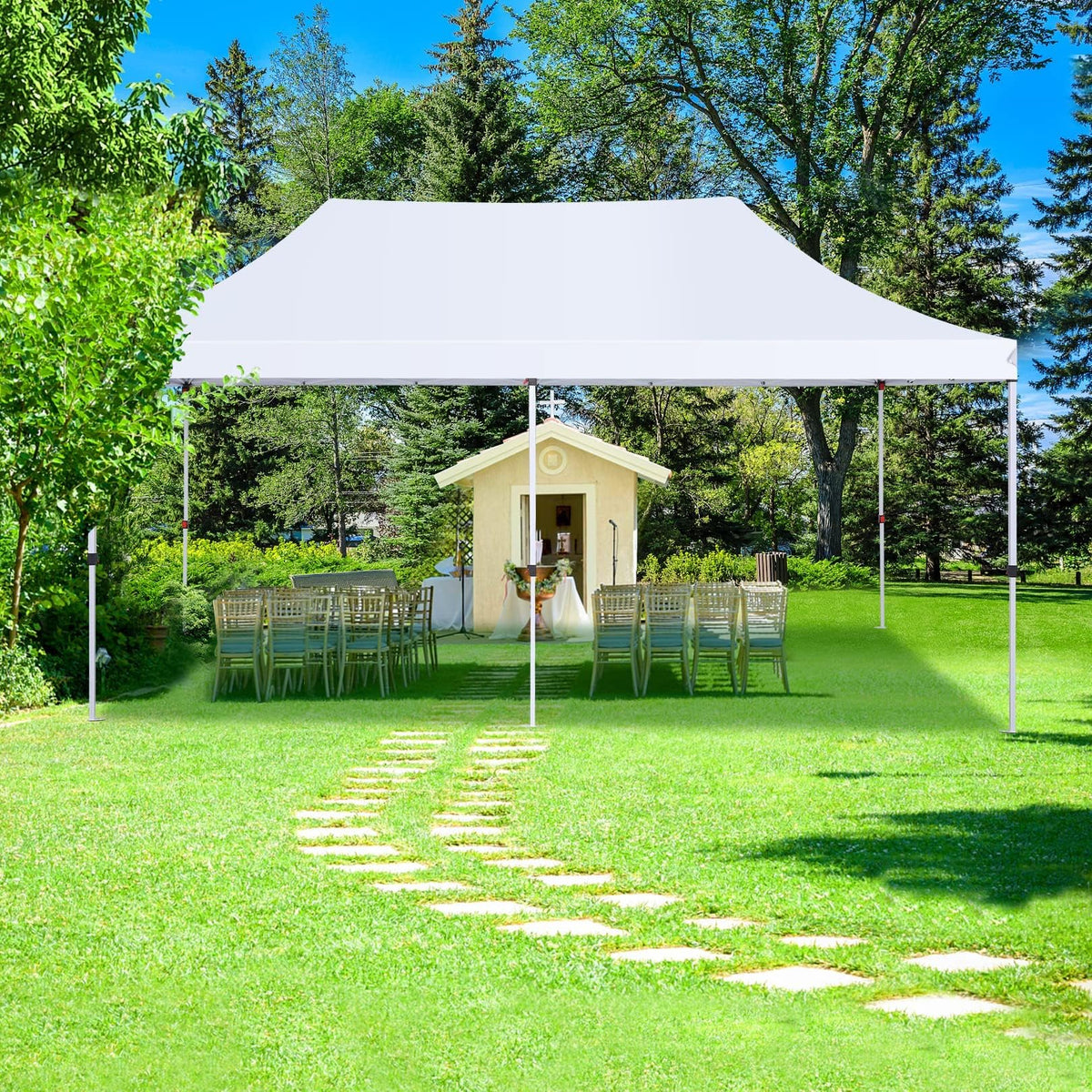 COBIZI 10x20 canopy used at outdoor events for reliable shade.