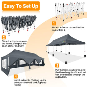 COBIZI tool-free setup saves time at gatherings.