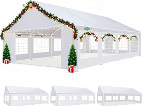 COBIZI 20x30 party tent top cover waterproof for all-weather events.