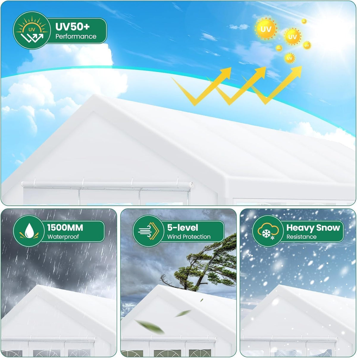 COBIZI 20x30 party tent wedding-event setup ideal for celebrations.