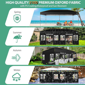 COBIZI 210D Oxford fabric with UV coating protects attendees from sun