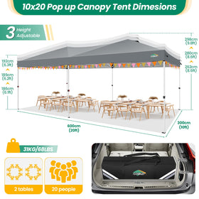 COBIZI canopy sidewalls included provide privacy and wind protection