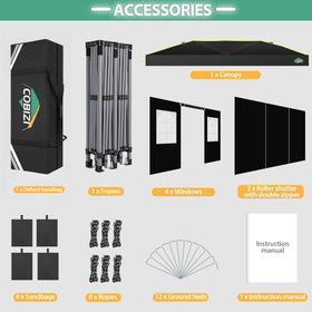 COBIZI carry bag and accessories organize canopy for transport