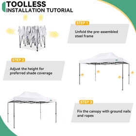 COBIZI carry bag handles transport and storage for convenient event setup.