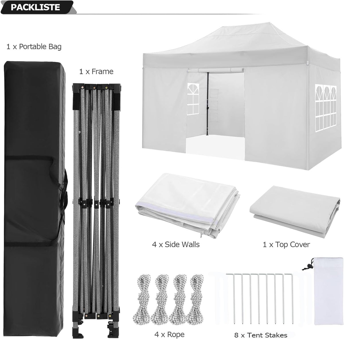 COBIZI complete package includes everything needed for immediate use and replacement parts.