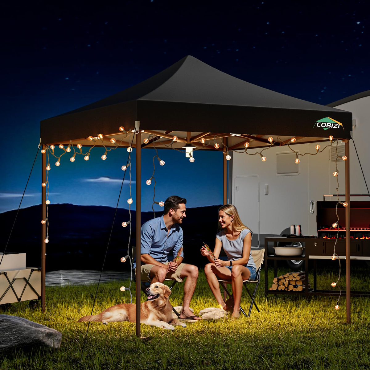 COBIZI heavy-duty truss structure designed for durability outdoors