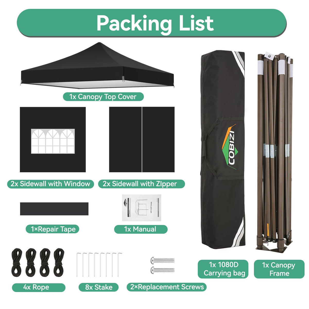 COBIZI ready for outdoor events like parties or weddings