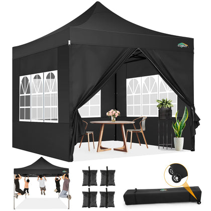 COBIZI pop-up canopy frame provides sturdy outdoor shade for events