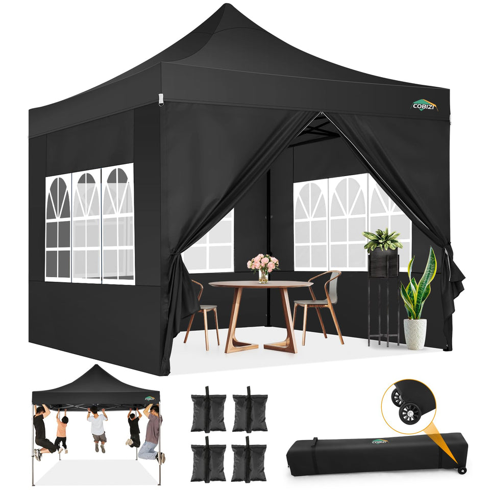 COBIZI pop-up canopy frame provides sturdy outdoor shade for events